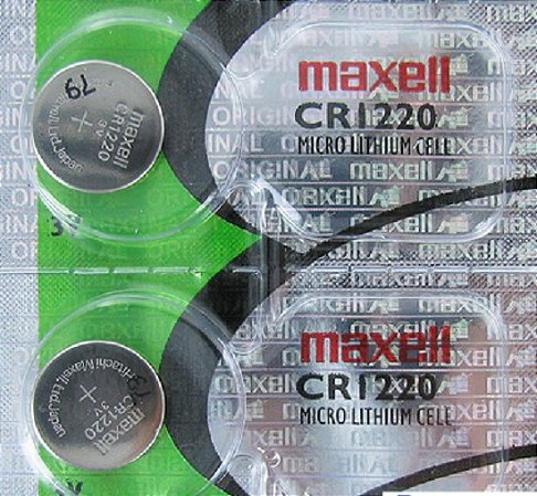 Baterias para relogio 1220 Maxel original kit com 5 uns