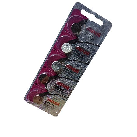 Bateria Relógio Maxell 1216 3V Original – Kit 5 Unidades