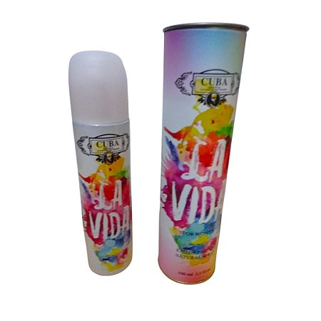 Perfume Feminino Cuba La Vida Eau de Parfum 100ml - Original e Lacrado