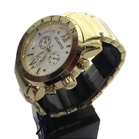 Relogio Masculino Atlantis A3310 Original modelo BULGARI