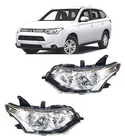 FAROL DIANTEIRO HALOGENO OUTLANDER 2014 2015