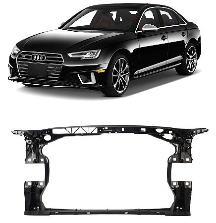 PAINEL FRONTAL SUPORTE RADIADOR AUDI S4 2017 2018 2019 2020 2021