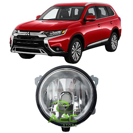 FAROL NEBLINA MILHA SLIM SUPORTE AÇO OUTLANDER 2016 2017 2018 2019 2020 2021