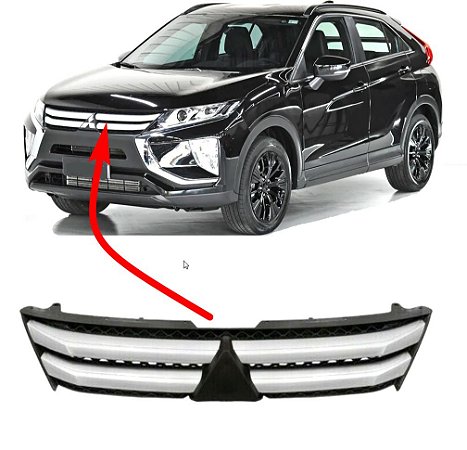 GRADE SUPERIOR RADIADOR PARACHOQUE DIANTEIRO ECLIPSE CROSS 2019 2020 2021 2022