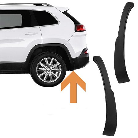 MOLDURA ALARGADOR PARALAMA TRASEIRO (PARACHOQUE) JEEP CHEROKEE 2014 2015 2016