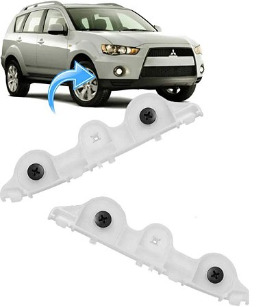 GUIA SUPORTE PARACHOQUE DIANTEIRO OUTLANDER 2010 2011 2012 2013