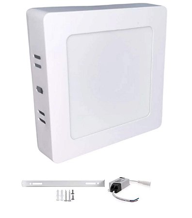 PAINEL LED SOBREPOR QUADRADO 6W BRANCO FRIO 6000-6500K MM-6W-S-W