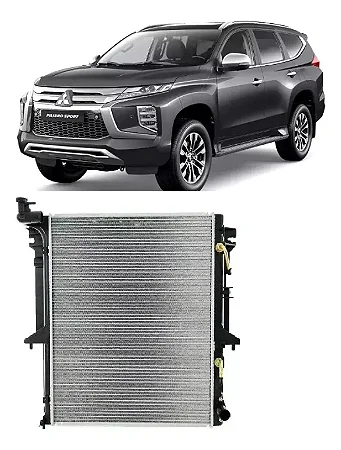 RADIADOR AGUA PAJERO SPORT 2.4 DIESEL 2019 2020 2021 2022 2022 2023 2024