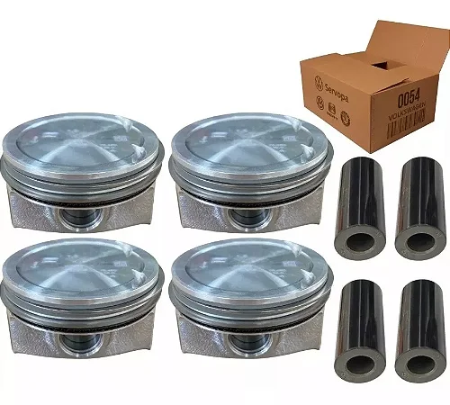 KIT 04 PISTAO COM ANEL 04E107065HB 1.6L TF MPI POLO SAVEIRO CROSS