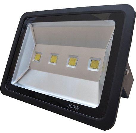 REFLETOR LED COB 200W BIVOLT LINHA PROFISSIONAL