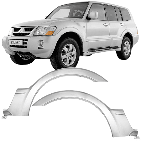 FRISO MOLDURA PARALAMA DIANTEIRO MITSUBISHI PAJERO FULL 2003 2004 2005 2006 2007