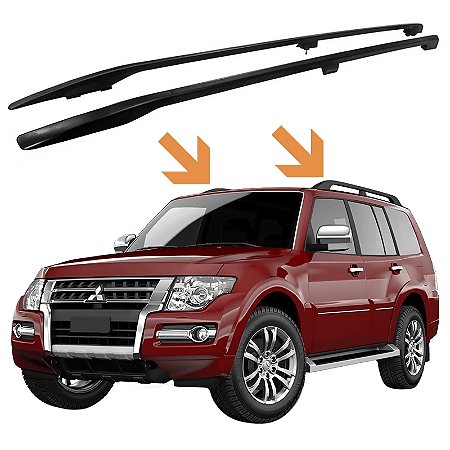 PAR RACK LONGARINA TETO PAJERO FULL 2000 até 2018