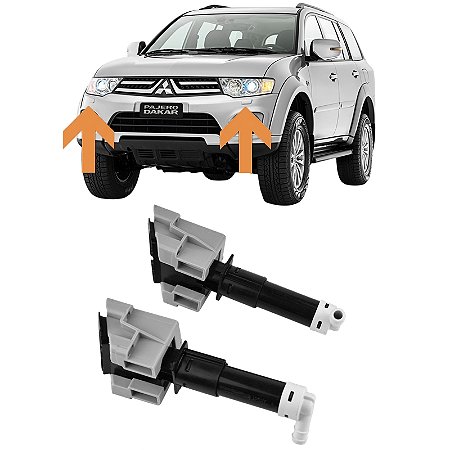 ESGUICHO FAROL XENON COM SUPORTE PAJERO DAKAR 2014 2015 2016 2017 2018