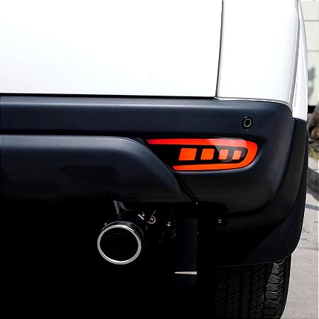 PAR LANTERNA NEBLINA E RE LED PAJERO DAKAR 2010 2011 2012 2013 2014 2015 2016 2017 2018
