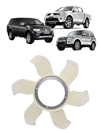 HELICE VENTOINHA RADIADOR PAJERO FULL 2000 2001 2002 2003 2004 2005 2006 2007