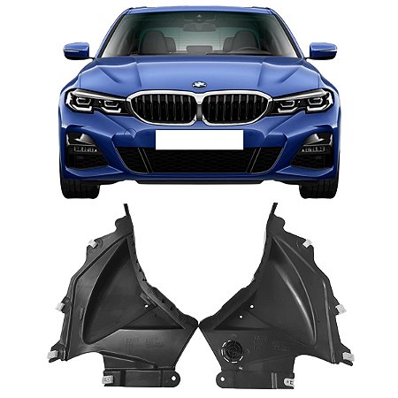 PARABARRO PONTA DIANTEIRO LAMEIRO INFERIOR BMW SÉRIE 3 G20 320I 330E 330I 2019 2020 2021 2022