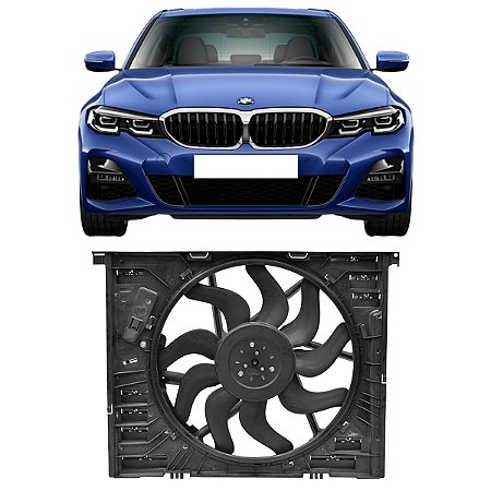 VENTOINHA ELETROVENTILADOR ARREFECIMENTO MOTOR BMW SÉRIE 3 G20 320I 330E 330I 2019 2020 2021 2022