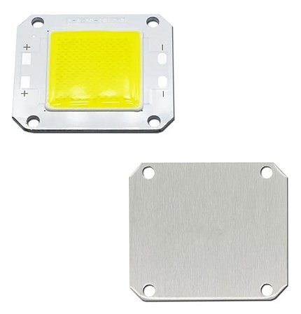 CHIP LED COB 50W BRANCO FRIO 6000-6500K REPARO REPOSIÇÂO