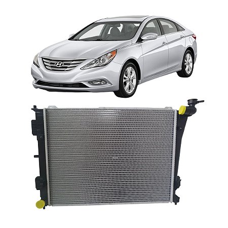 RADIADOR ÁGUA HYUNDAI SONATA KIA OPTIMA 2009 2010 2011 2012 2013 2014 2015