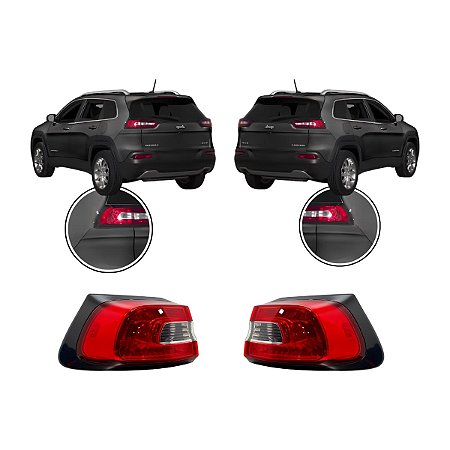 LANTERNA TRASEIRA CANTO JEEP CHEROKEE 2014 2015 2016 2017 2018