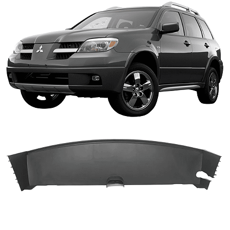MOLDURA INFERIOR DEFLETOR RADIADOR MITSUBISHI AIRTREK  2003 2004 2005 2006 2007