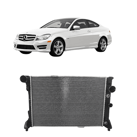 RADIADOR AGUA MERCEDES BENZ C200 C230 C240 C250 C280  E200 E250 GLK300 1993 1994 1995 1996 1997 1998 1999 2000 2001 2002
