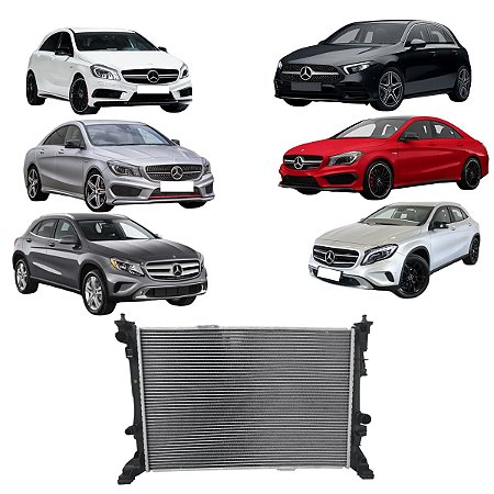 RADIADOR AGUA MERCEDES BENZ A45 A200 CLA45 CLA250 GLA200 GLA250 2013 2014 2015 2016 2017
