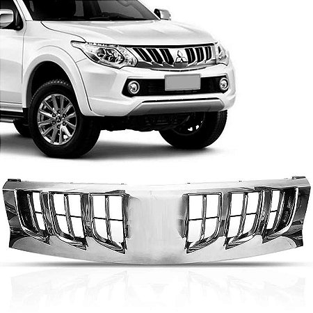 GRADE SUPERIOR CROMADA PARACHOQUE L200 TRITON SPORT 2016 2017 2018 2019