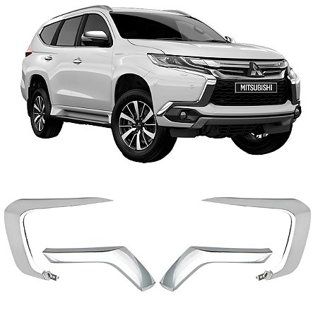 01397-01398 KIT 4 PEÇAS FRISO CROMADO PAJERO SPORT 2019 2020