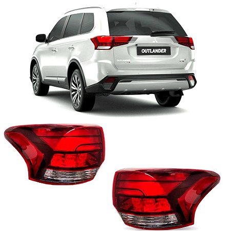 LANTERNA TRASEIRA LED MITSUBISHI OUTLANDER 2016 2017 2018 2019 2020 2021 2022 2023