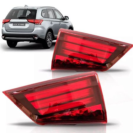 LANTERNA TAMPA TRASEIRA MALA LED MITSUBISHI OUTLANDER 2016 2017 2018 2019 2020 2021 2022 2023