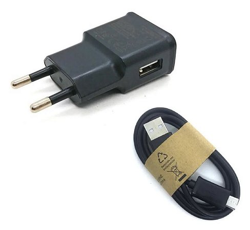 Carregador Fonte + Cabo  Micro USB V8 2,0A