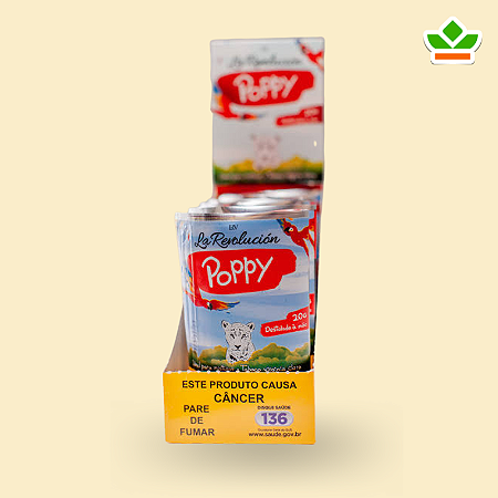 TABACO  POPPY | Caixas c/  8 un x 20g