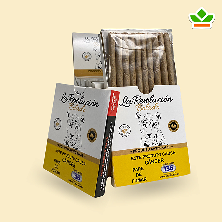 TABACO BOLADO LA REVOLUCION LRV | Caixa c/ 10 carteiras X 10 Tabacos bolados