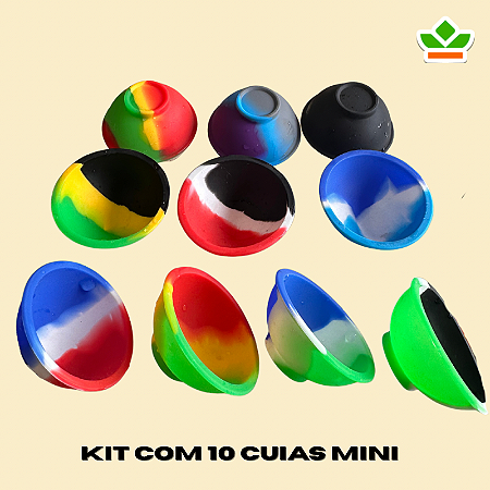 KIT COM 10 CUIAS MINI | CORES SORTIDAS