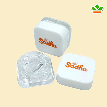 CONTAINER SADHU VIDRO 9ML C/ DIVISORIA CRISTAL EDITION