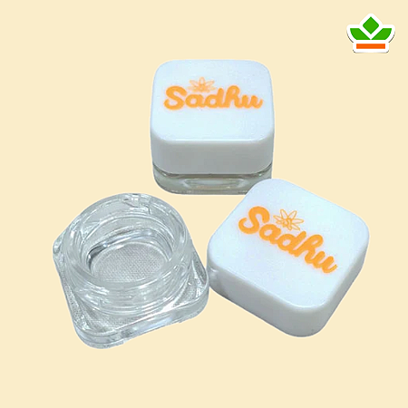 CONTAINER SADHU VIDRO 5ML CRISTAL EDITION