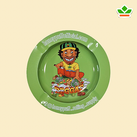 CINZEIRO REDONDO HONEY VERDE METAL