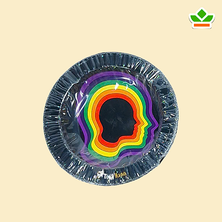 CINZEIRO TOKA HAU METAL ESTAMPA CABEÇA CORES