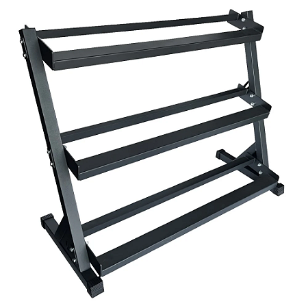 Suporte Halter Dumbbell Rack Expositor Rack Academia Condominio 3 Níveis Taurofitness