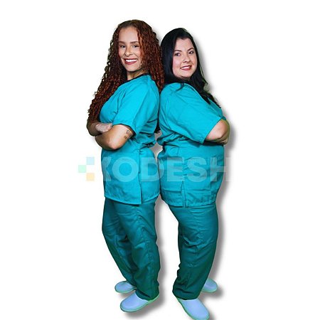 Scrub Pijama Oxford Verde
