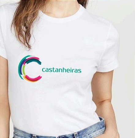 BABY LOOK BRANCA (ALGODÃO) FEMININO