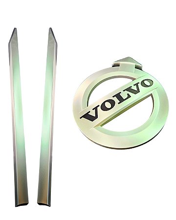 Emblema Com Frisos Superior da Grade do Capô FM 2010-2014