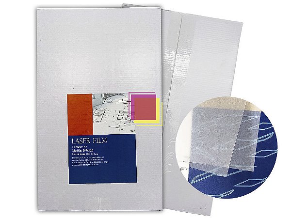 Laser Film Opaco Ofício (Poliéster) – 100 Folhas