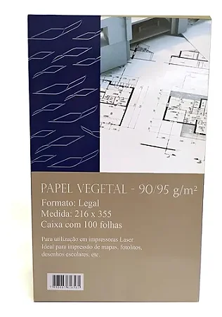 VEGETAL 216X355 (OFICIO LEGAL) 90/95 GR C/100