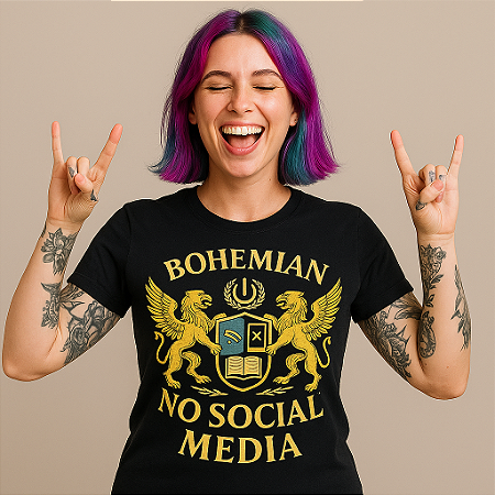 Camiseta Presença Offline Bohemian Premium