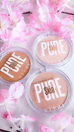 Po compacto facial Vivai Pure Skin Cor 01