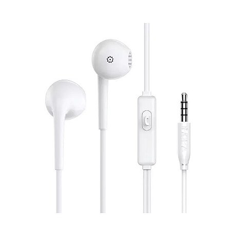 Fone Simples Com Fio P2 1Hora Branco