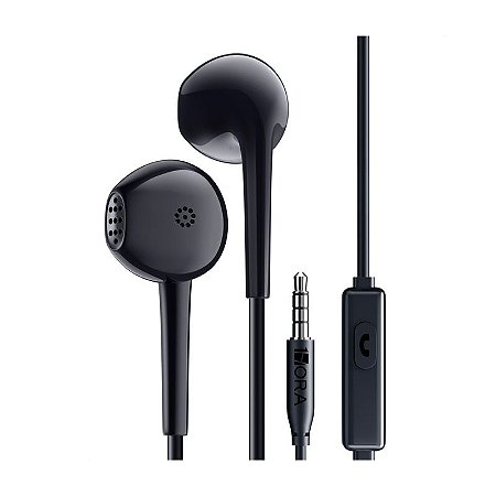 Fone Com Fio P2 1Hora Preto