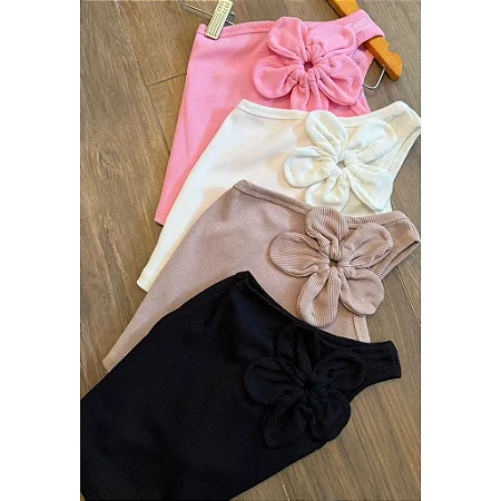 Blusinha Infantil Flor